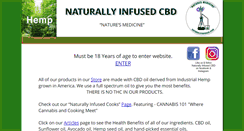 Desktop Screenshot of naturallyinfused.com